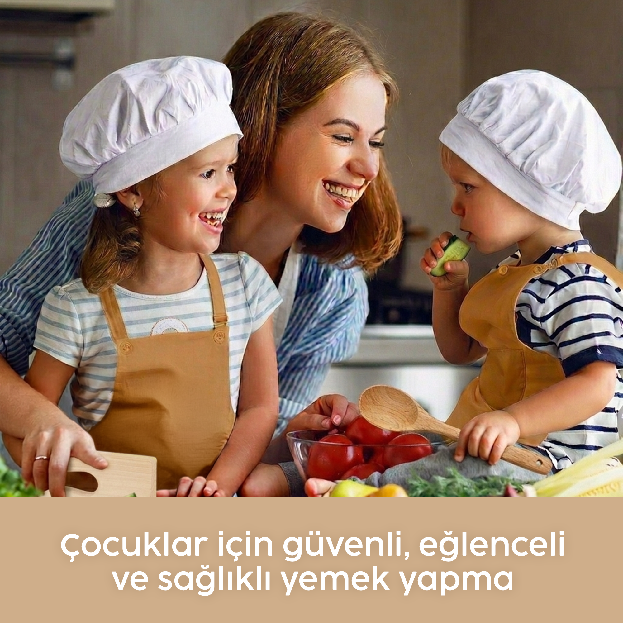 11 Parçalı Çocuklar İçin Güvenli Mutfak Seti