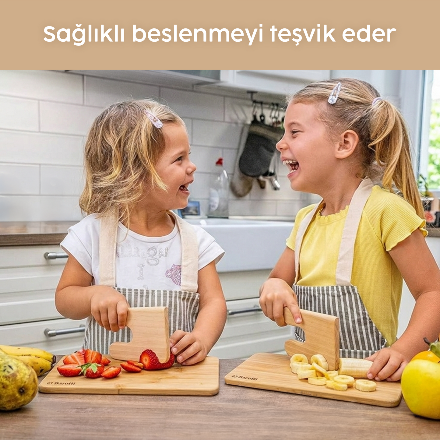 11 Parçalı Çocuklar İçin Güvenli Mutfak Seti